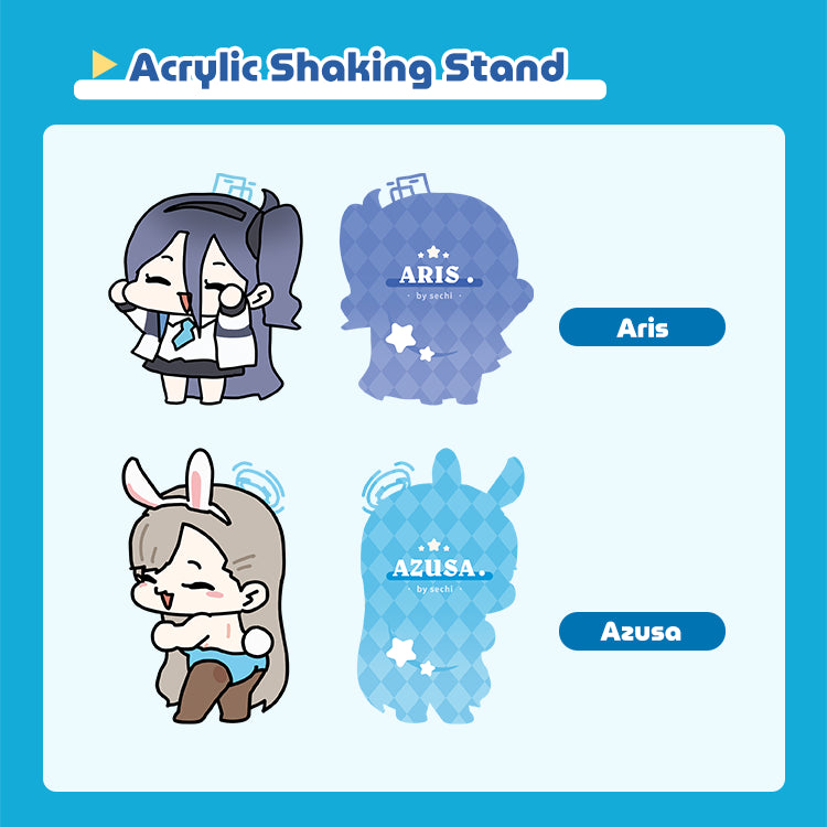 Blue Archive Acrylic Shaking Standee | Art by Sechi