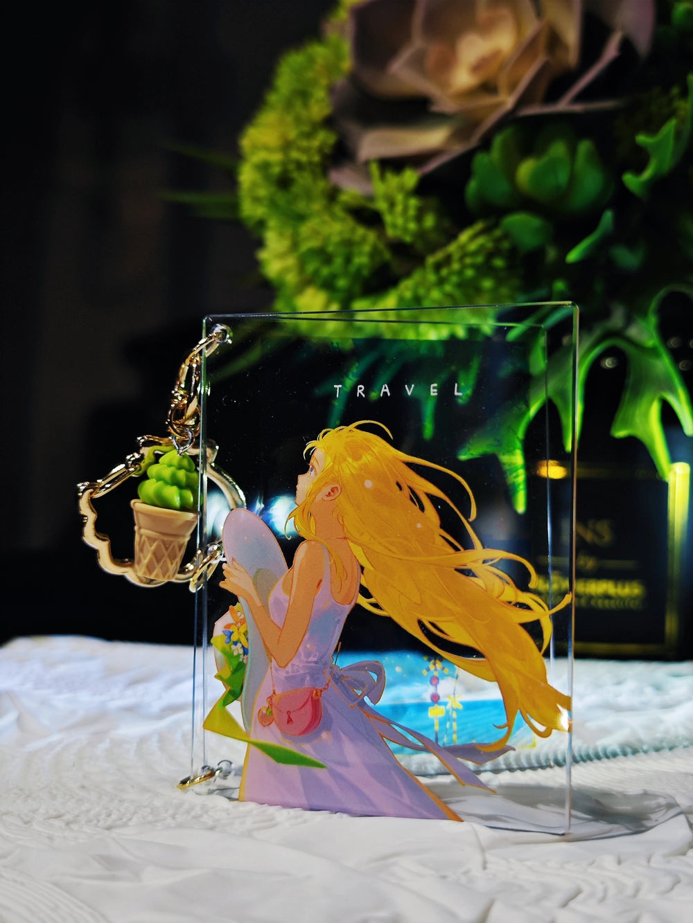 Summer Time Rendering「Orbital Resonance」Ushio Keychain | Art by TID
