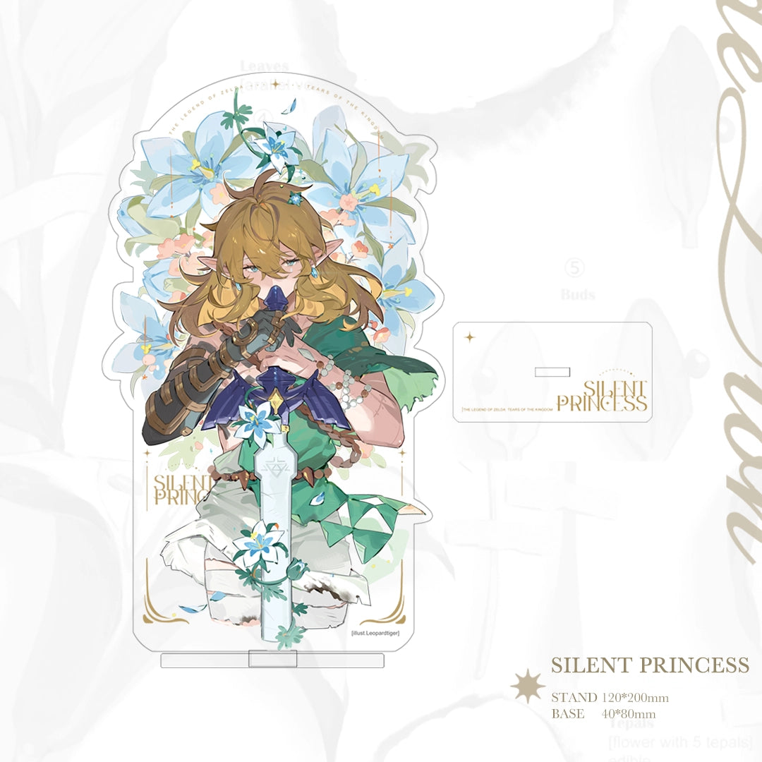 The Legend of Zelda: Tears of the Kingdom Doujin Link Acrylic Stand | Art by Leopardtiger