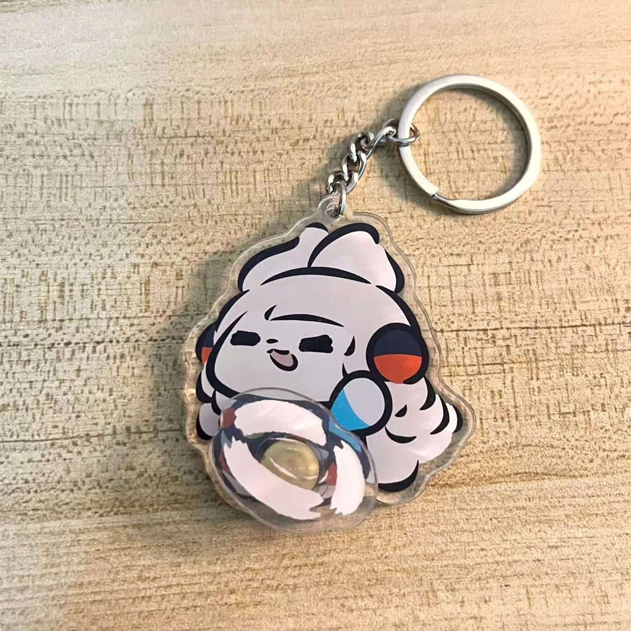 Zenless Zone Zero Doujin Spining Acrylic Charm | Art by SuperAppleMan🍎