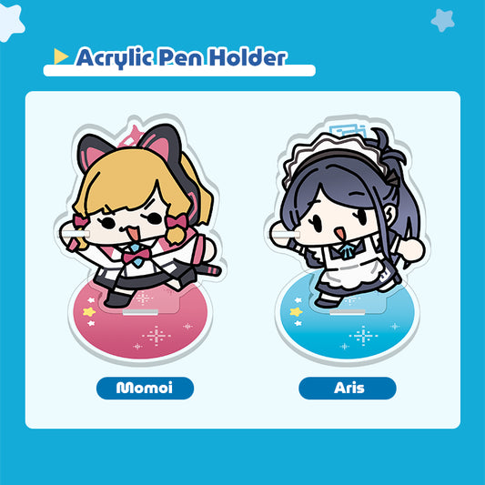 Blue Archive Acrylic Pen Holder | Art by Sechi