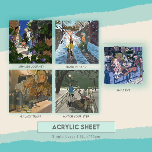 【Pre-order, ship from 5.30】Delicious in Dungeon Acrylic Sheet | Art by fyuu