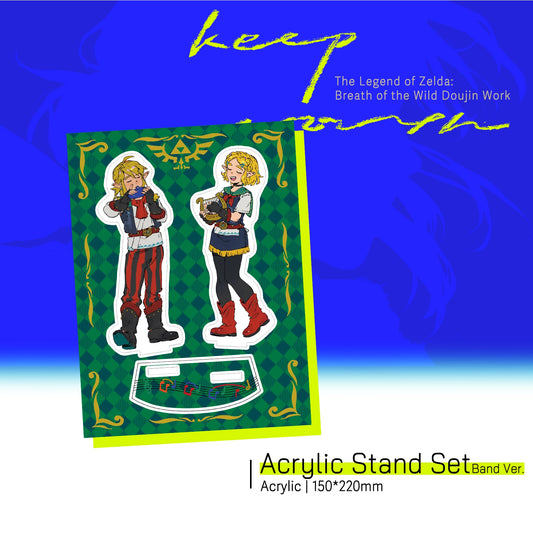 The Legend of Zelda: Breath of the Wild「Keep North」Themed Acrylic Stand Set | Art by LIP