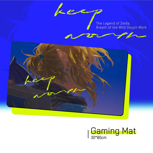 The Legend of Zelda: Breath of the Wild「Keep North」Themed Gaming Mat | Art by LIP