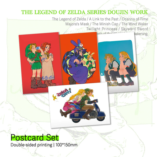 The Legend of Zelda Series「Wake Up」Themed Postcard Set  | Art by LIP