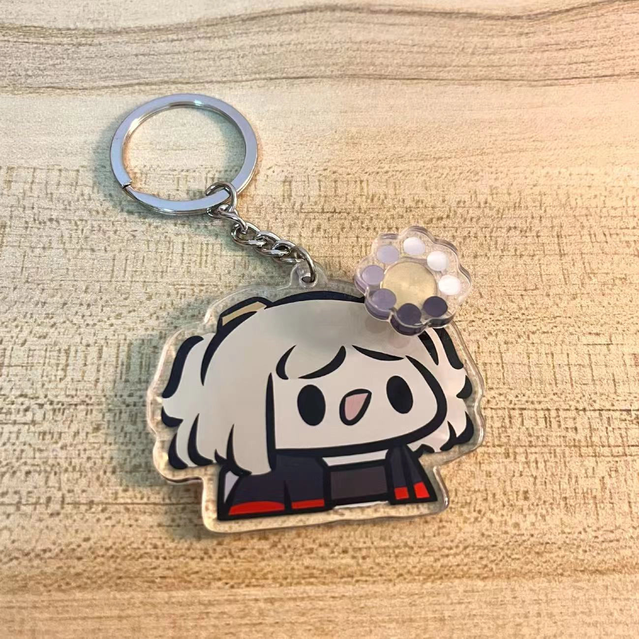 Zenless Zone Zero Doujin Spining Acrylic Charm | Art by SuperAppleMan🍎
