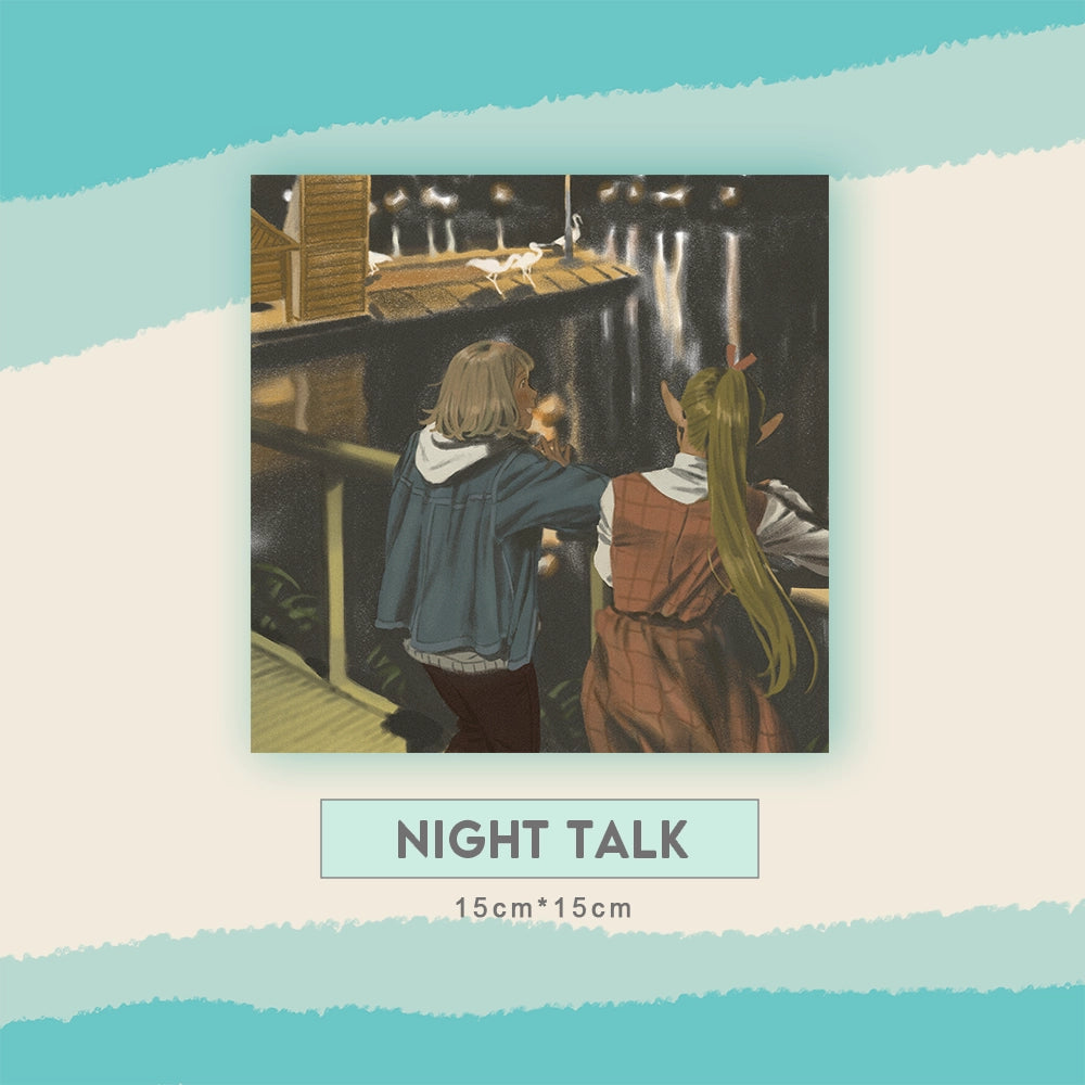 【Pre-order, ship from 5.30】Delicious in Dungeon Borderless Shikishi | Art by fyuu