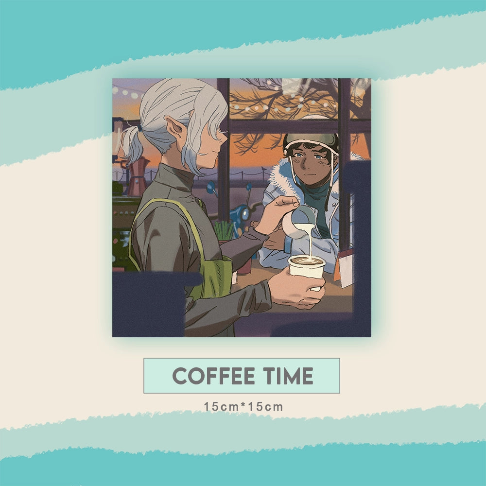 【Pre-order, ship from 5.30】Delicious in Dungeon Borderless Shikishi | Art by fyuu