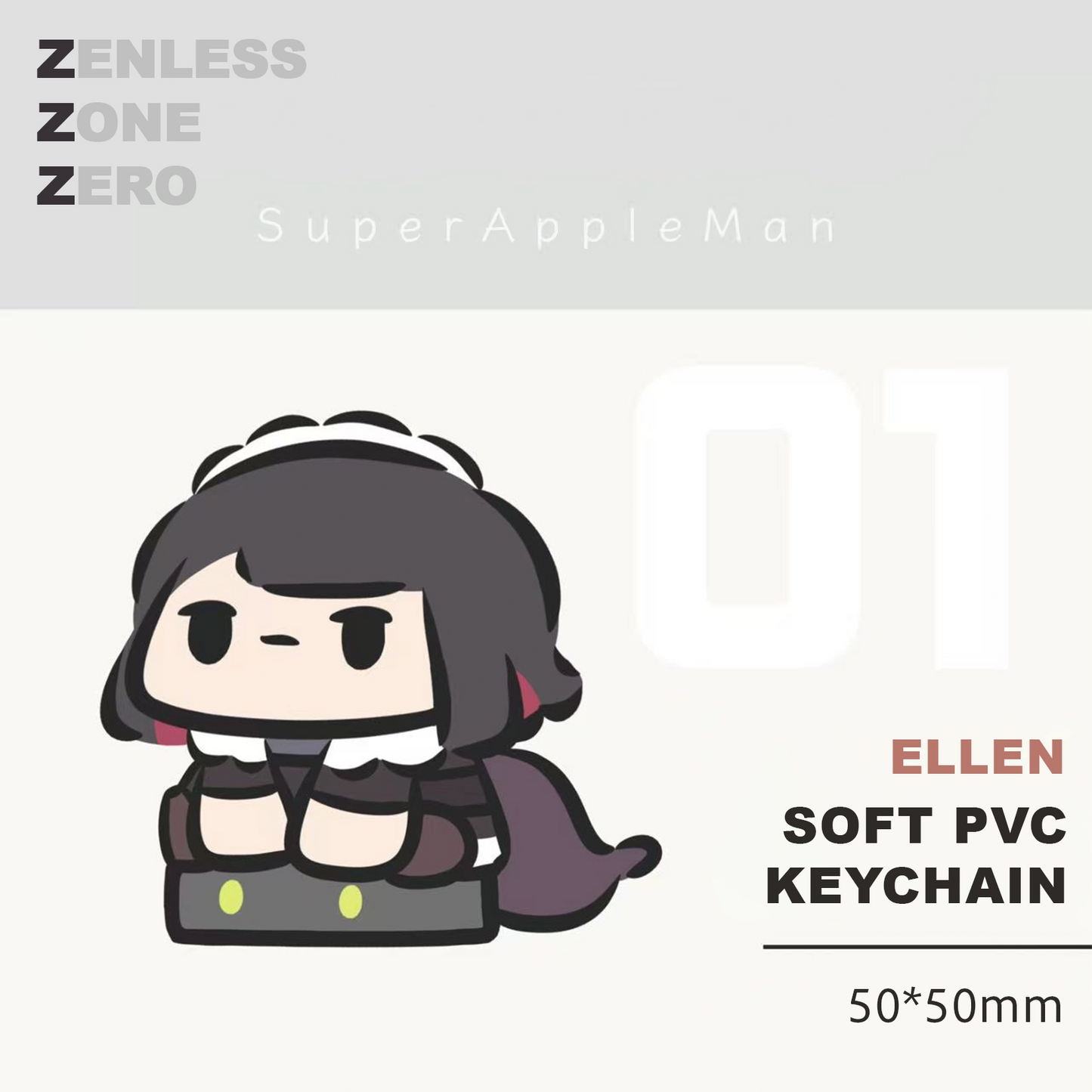 Zenless Zone Zero Doujin Soft PVC Keychain | Art by SuperAppleMan🍎